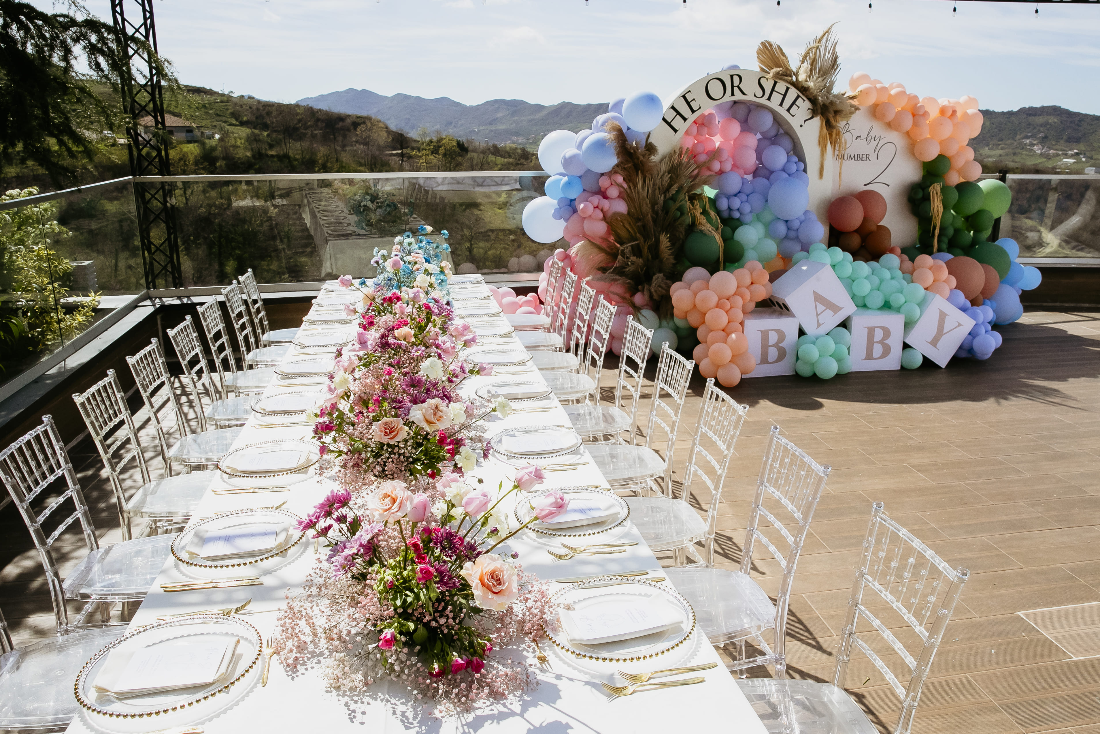 Gender reveal styling and décor design Tirana Albania